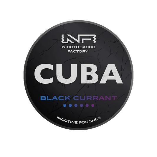 BLACK CURRANT - 5 Dot - NICOTINE POUCH - CUBA - 10 Pack