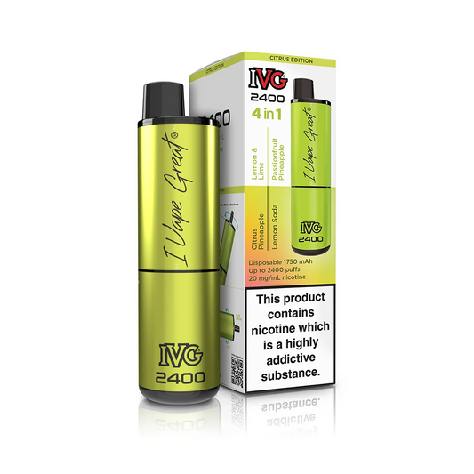 CITRUS EDITION 4 IN 1 IVG 2400 UK - 5 PACK