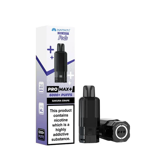 SAKURA GRAPE - UK - HAYATI 6000 - POD - 5 Pack