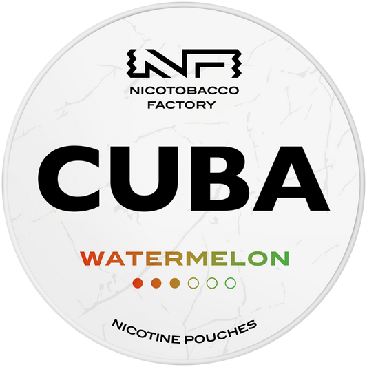 WATERMELON - 3 Dot - NICOTINE POUCH - CUBA - 10 Pack