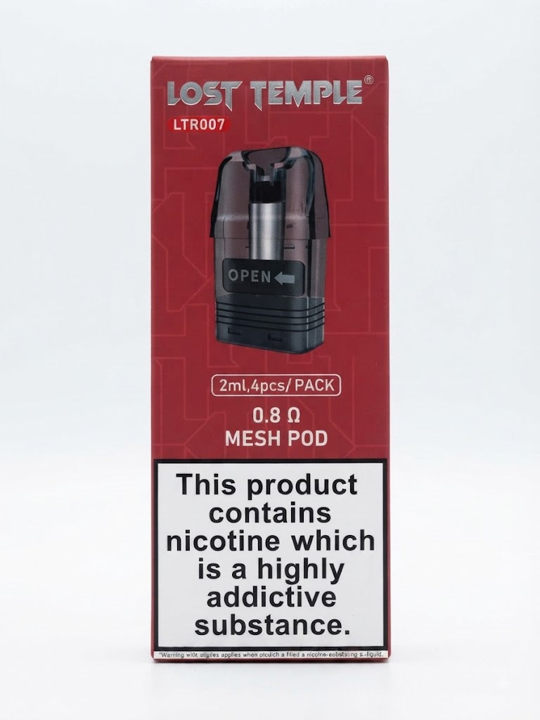 LTR007 0.8Ω POD - LOST TEMPLE - 10 PACK