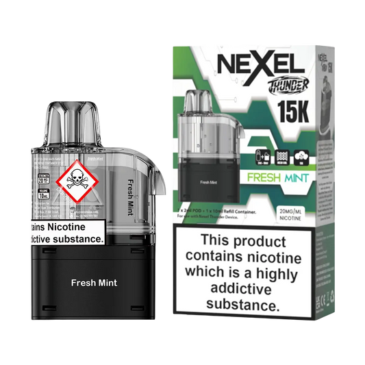 FRESH MINT - UK - NEXEL THUNDER - 15K - POD - 5 Pack