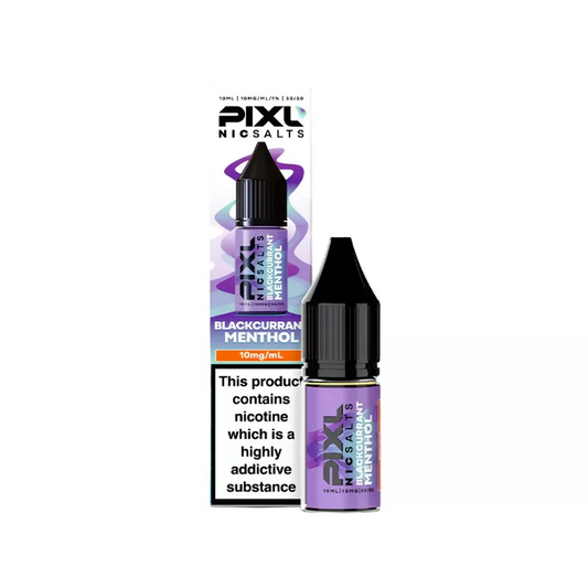 BLACK CURRANT MENTHOL -  PIXL - 10mg LIQUID - 10 PACK