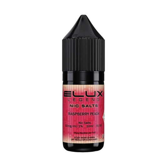 Elux Legend 20mg Nic Salt – Raspberry Peach 🇬🇧 British