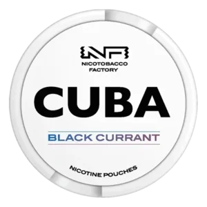 BLACK CURRANT  - NICOTINE POUCH - CUBA - 10 Pack