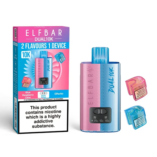 DRINKS EDITION - UK - ELFBAR - DUAL 10K - REFILLABLE KIT - 5 Pack