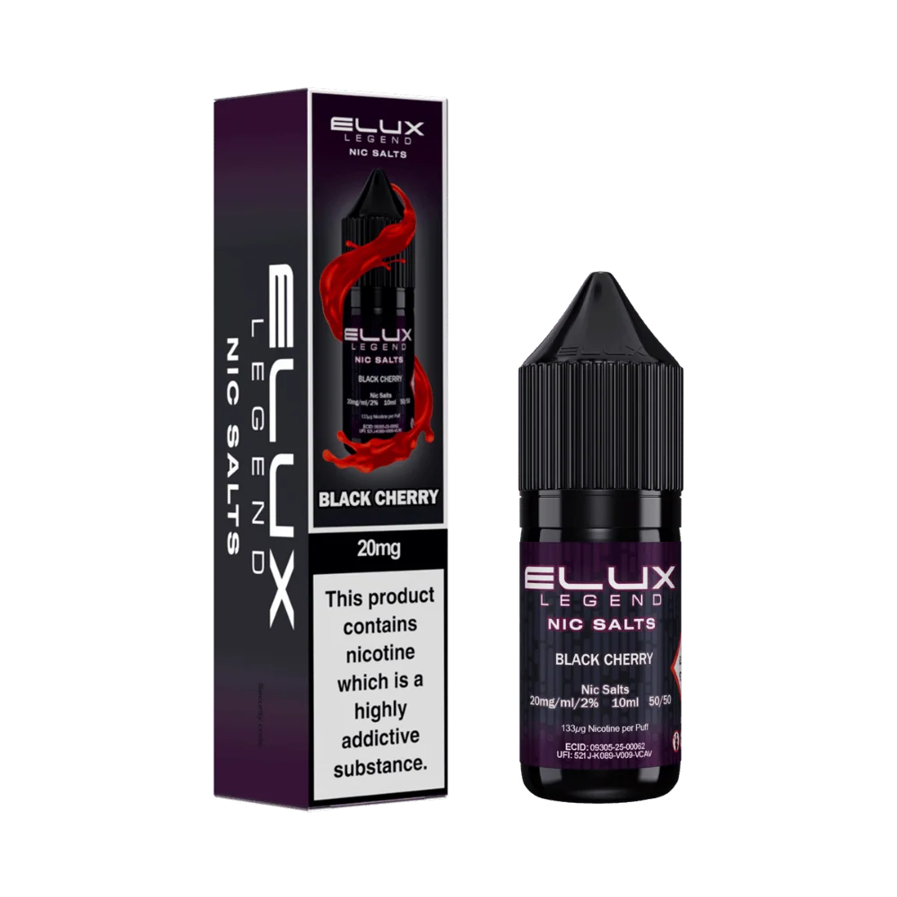 BLACK CHERRY -  ELUX LEGEND - 10mg LIQUID - 10 PACK