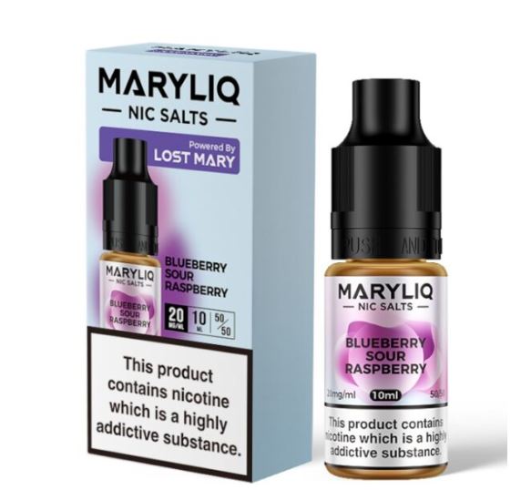 Maryliq Nic Salt Blueberry Sour Raspberry