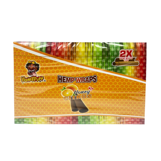 CITRUS - HONEY PUFF - TIPS - HEMP WRAPS - 25 Pack