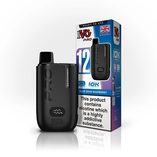 BLUE SOUR RASPBERRY - UK - IVG PRO POD - 5 Pack