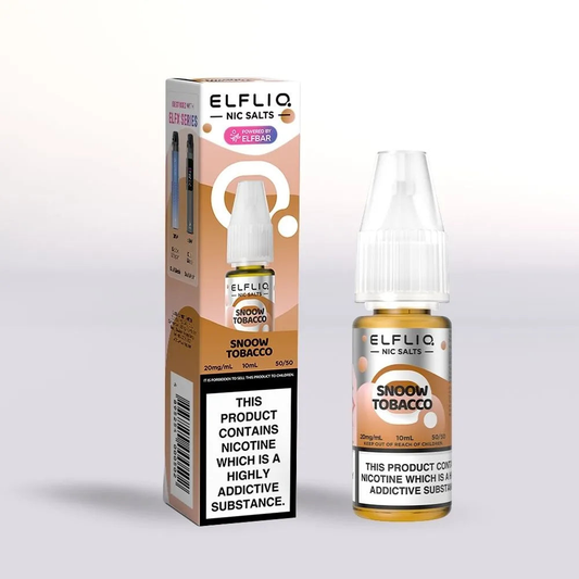 SNOOW TOBACCO- IE - ELFLIQ - 10mg LIQUID - 10 PACK