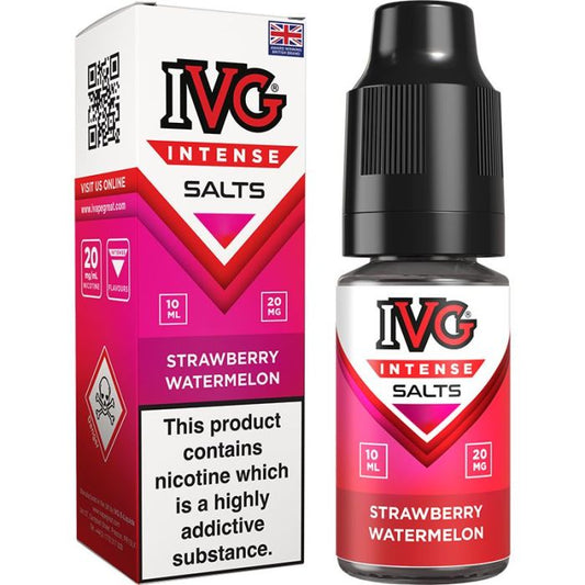 STRAWBERRY WATERMELON - UK - IVG INTENSE - 20mg LIQUID - 10 PACK