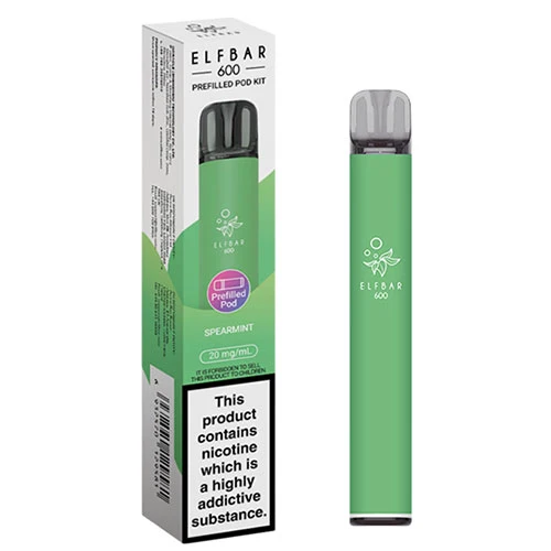 SPEARMINT ELFBAR 600 REFILLABLE KIT IE - 10 Pack