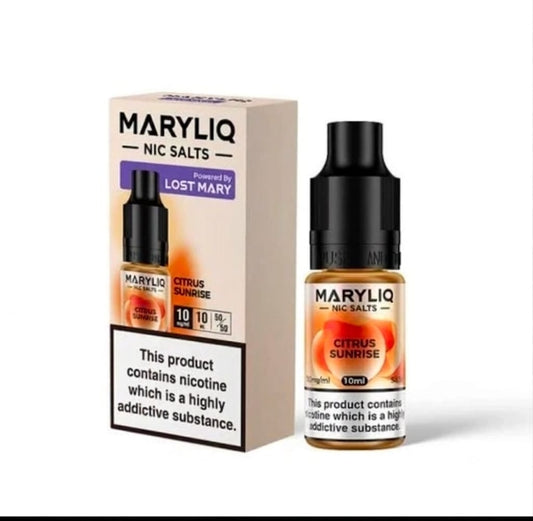 CITRUS SUNRISE - UK MARYLIQ - 10mg LIQUID - 10 PACK