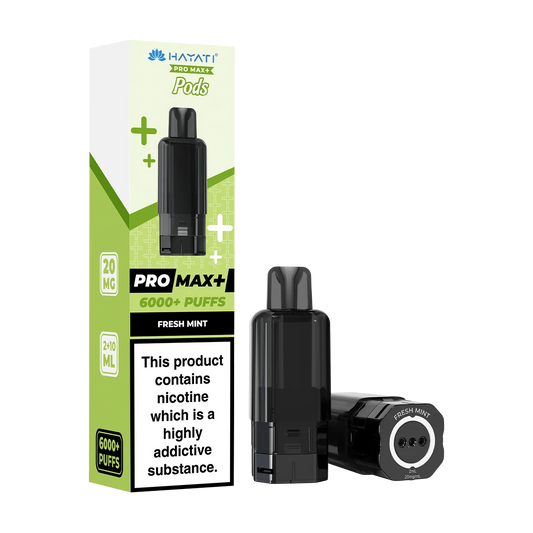 FRESH MINT- UK - HAYATI 6000 - POD - 5 Pack