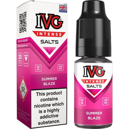 SUMMER BLAZE - UK - IVG INTENSE - 20mg LIQUID - 10 PACK