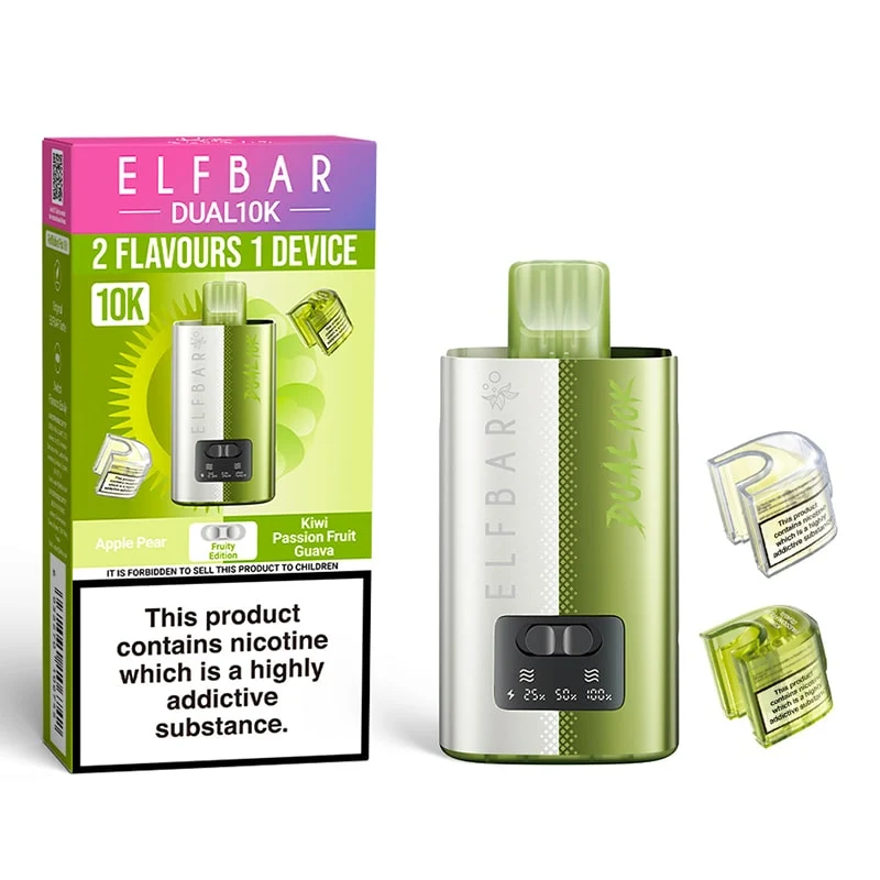 FRUITY EDITION - UK - ELFBAR - DUAL 10K - REFILLABLE KIT - 5 Pack
