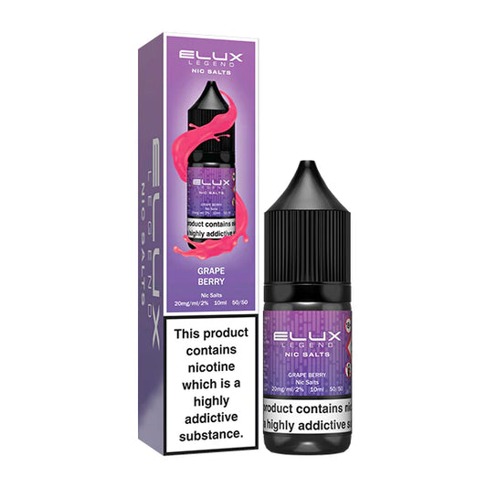 Elux Legend Nicotine salt Grape berry