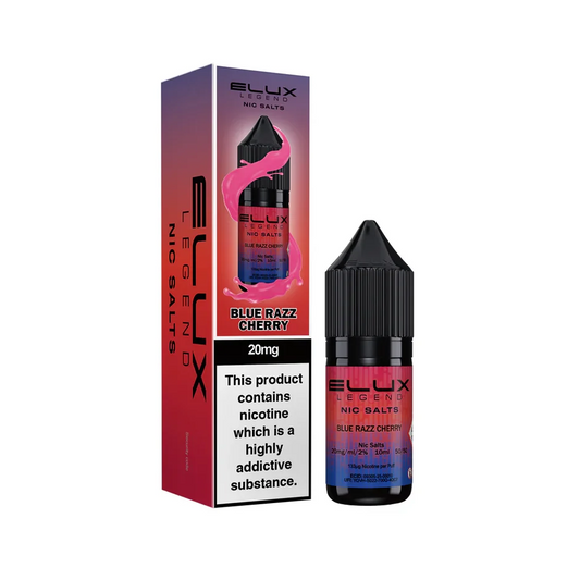 BLUE RAZZ CHERRY -  ELUX LEGEND - 10mg LIQUID - 10 PACK