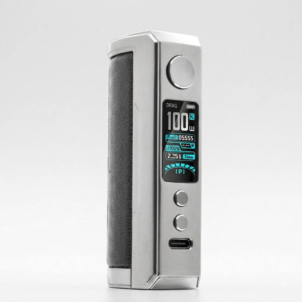 DRAG X PLUS MOD - SILVER GREY - VOOPOO KIT - 1 PACK