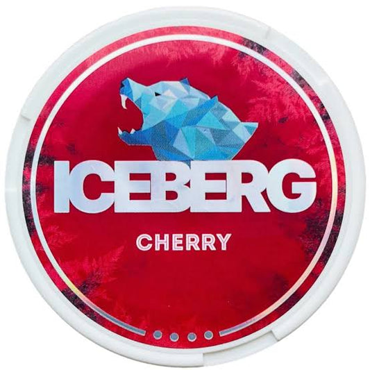 CHERRY - NICOTINE POUCH - ICEBERG - EXTRA STRONG - 4 DOTS - 10 Pack