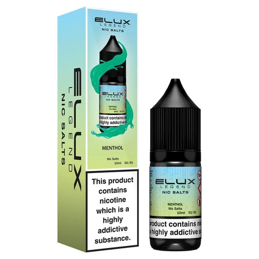 MENTHOL -  ELUX LEGEND - 10mg LIQUID - 10 PACK