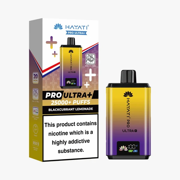 BLACKCURRANT LEMONADE - UK - HAYATI 25000 - KIT- 5 Pack
