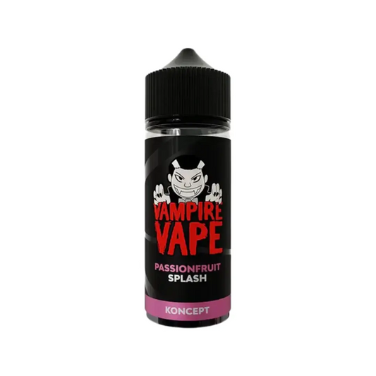 PASSIONFRUIT SPLASH -  UK VAMPIRE VAPE -  100ml LIQUID - 1 PACK