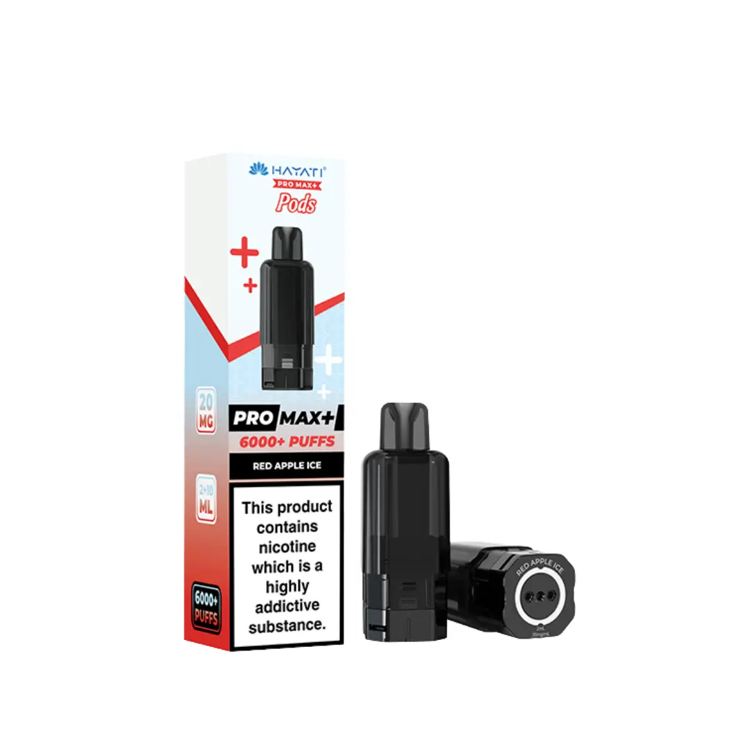 RED APPLE ICE - UK - HAYATI 6000 - POD - 5 Pack
