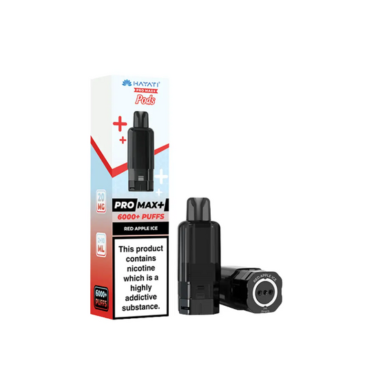 RED APPLE ICE - UK - HAYATI 6000 - POD - 5 Pack