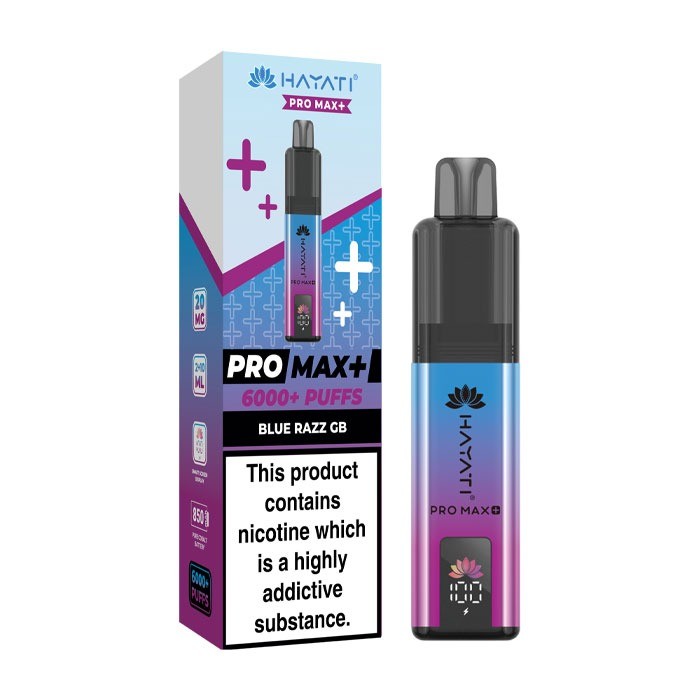 Hayati Pro Max+ 6K Blue Razz GB Pack of 5