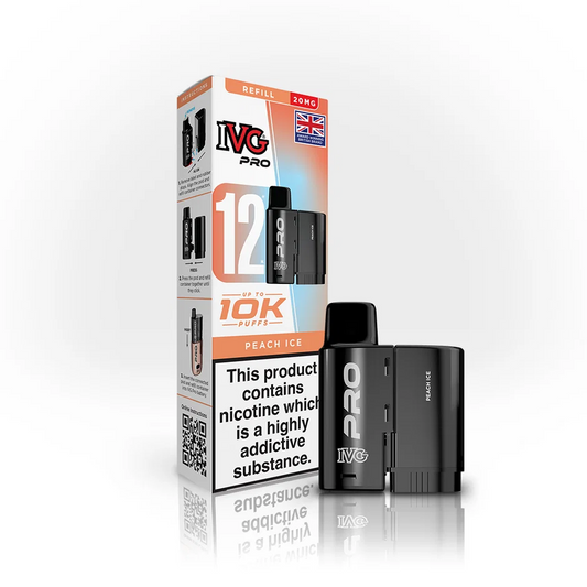 PEACH ICE - UK - IVG PRO POD - 5 Pack