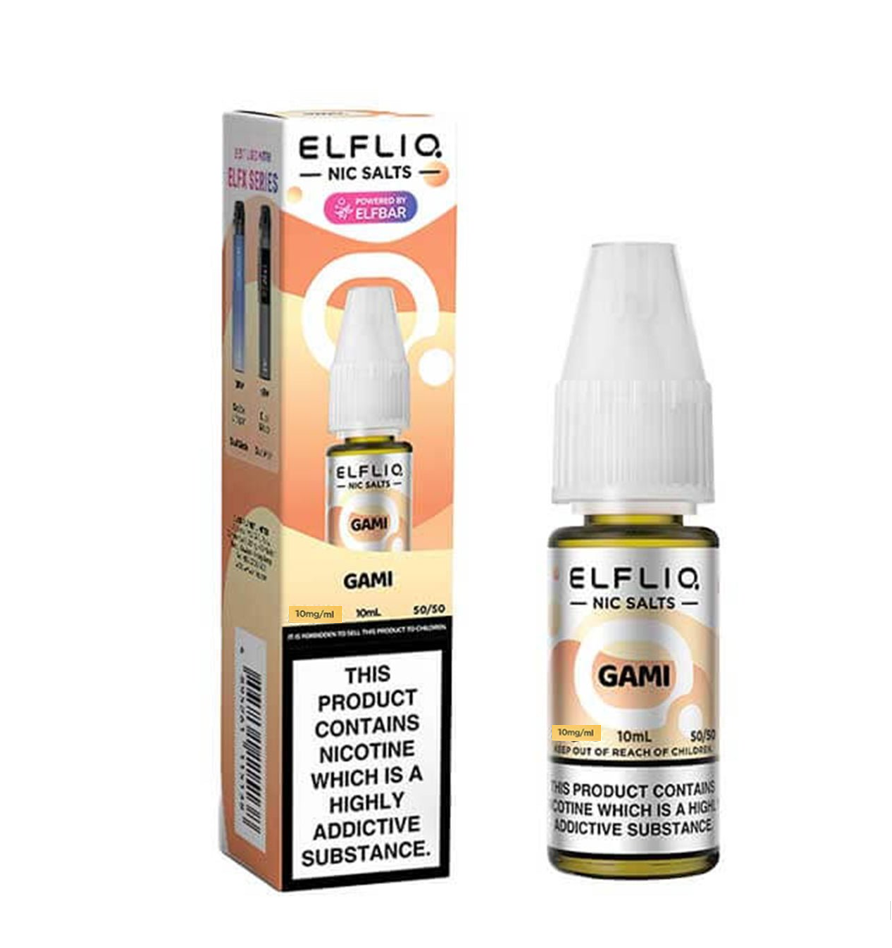 GAMI  - UK - ELFLIQ - 10mg LIQUID - 10 PACK