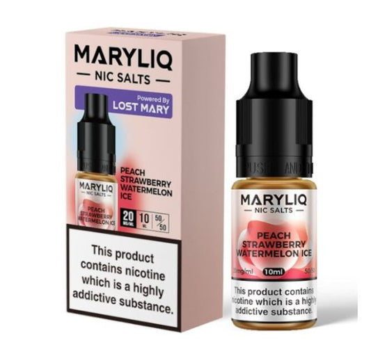 Maryliq Nic Salt Peach Strawberry Watermelon Ice