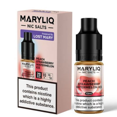 Maryliq Nic Salt Peach Strawberry Watermelon Ice
