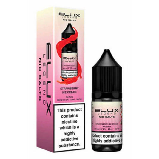 STRAWBERRY ICE CREAM-  ELUX LEGEND - 10mg LIQUID - 10 PACK