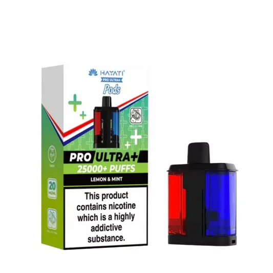 LEMON MINT - UK - HAYATI 25000 - POD - 5 Pack