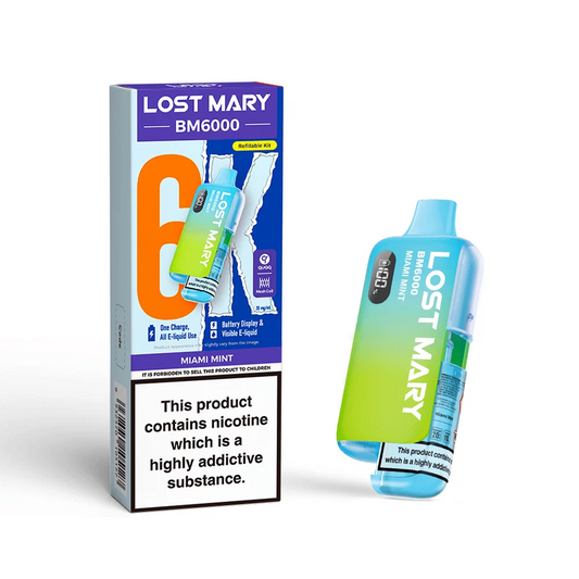 MIAMI MINT - UK - LOST MARY - BM6000 - DISPOSABLE - 5 Pack