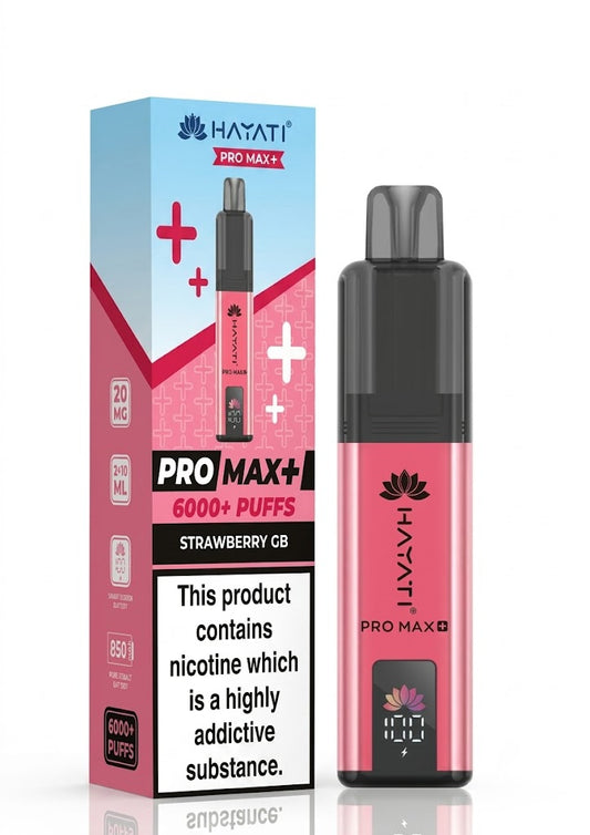 STRAWBERRY GB HAYATI 6000 UK - 5 Pack