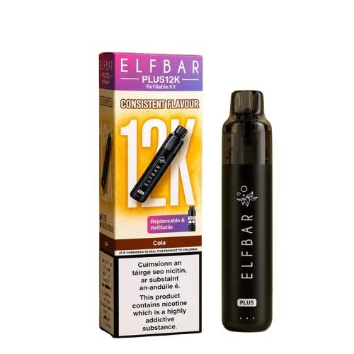 COLA - IE - ELFBAR - PLUS 12K - REFILLABLE KIT - 5 PACK