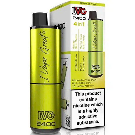 MELON EDITION 4 IN 1 IVG 2400 UK - 5 PACK