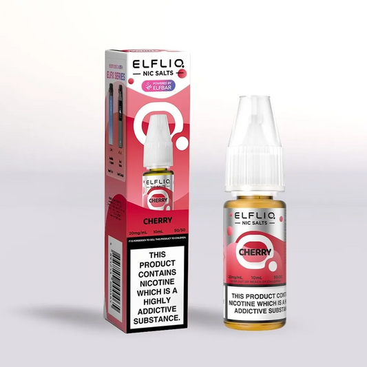 CHERRY - UK- ELFLIQ - 20mg LIQUID - 10 PACK