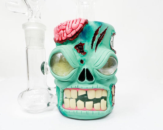 Cartoon Character Silicone Bong - Zombie