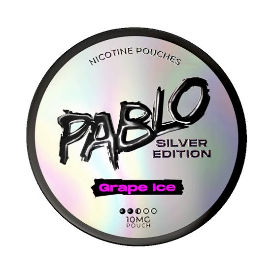 Pablo Silver Edition Flavor 10MG Pack Of 10 Grape Ice