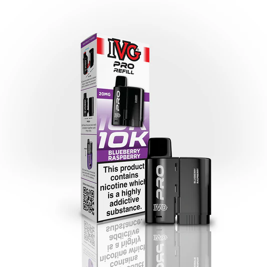 BLUEBERRY RASPBERRY - UK - IVG PRO POD - 5 Pack
