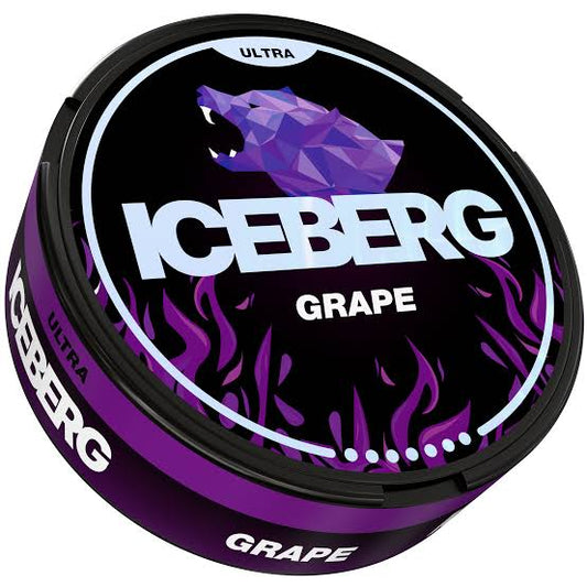 GRAPE - NICOTINE POUCH - ICEBERG - ULTRA - 10 Pack