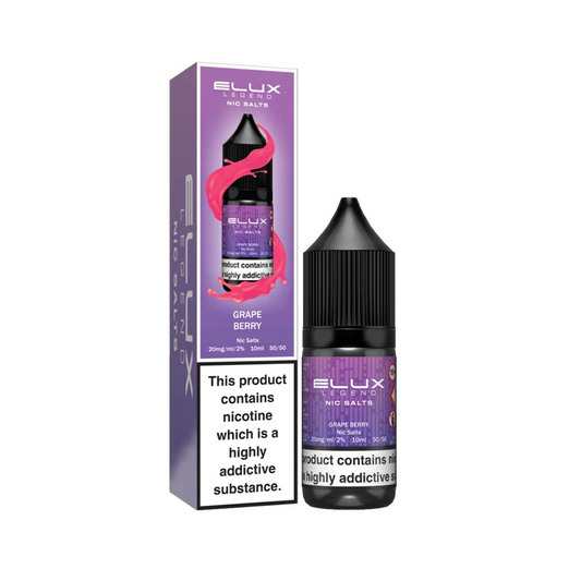 GRAPE BERRY -  ELUX LEGEND - 10mg LIQUID - 10 PACK