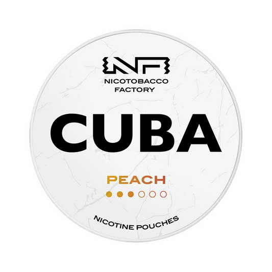 PEACH - 3 Dot - NICOTINE POUCH - CUBA - 10 Pack