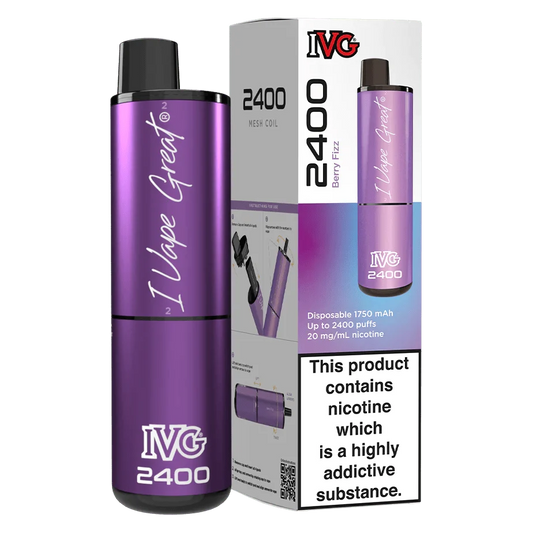 BERRY FIZZ IVG 2400 UK - 5 PACK