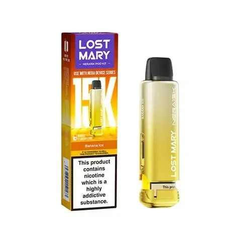 BANANA ICE - IE - LOST MARY - NERA 15K - POD - 5 Pack